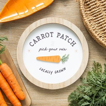 Carrot patch plaque