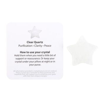 You’re a star lucky clear quartz Crystal star in a bag