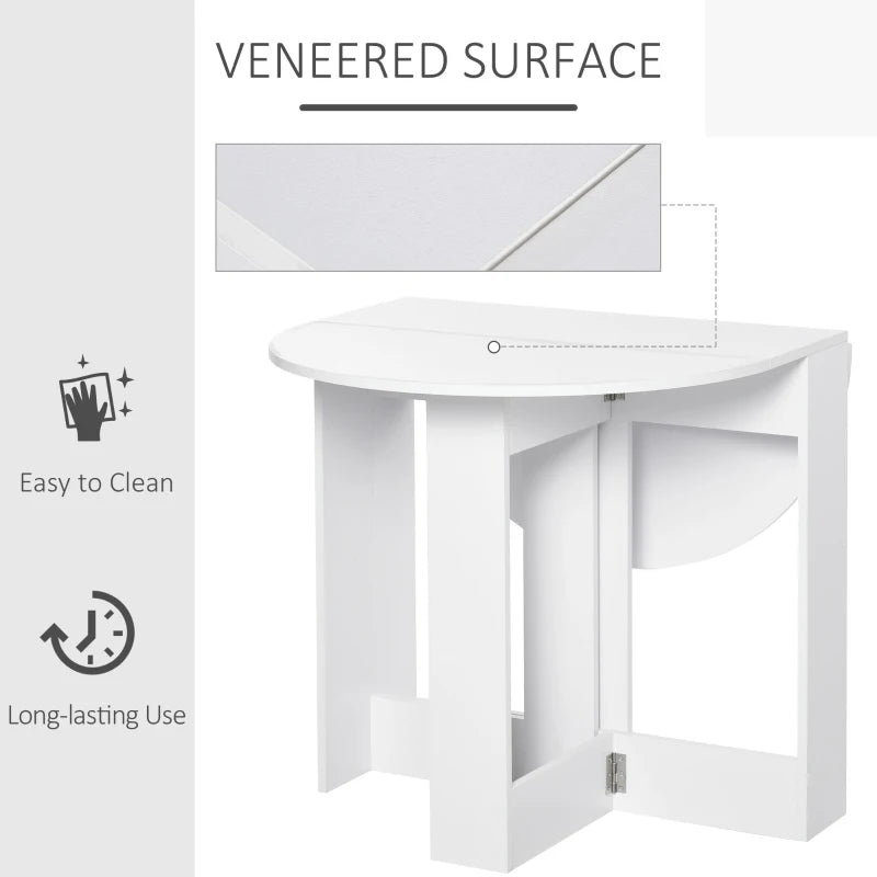 Space-saving Drop Leaf Table