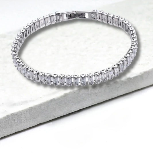 Cubic Zirconia Classic Tennis Bracelet image 0