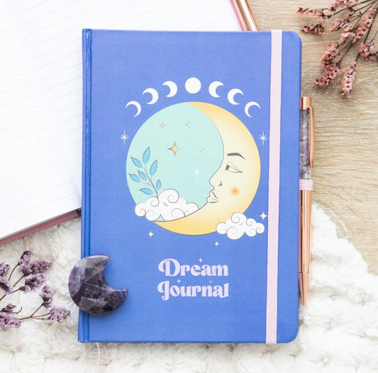 THE MOON DREAM JOURNAL WITH AMETHYST PEN image 0