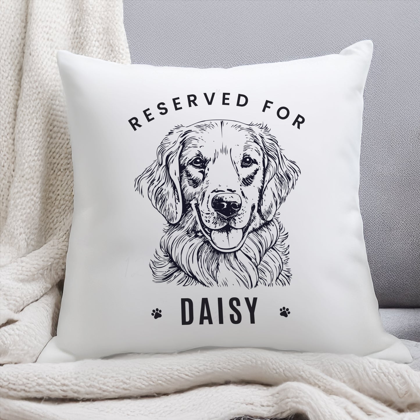 Personalised Dog Breed Cushion