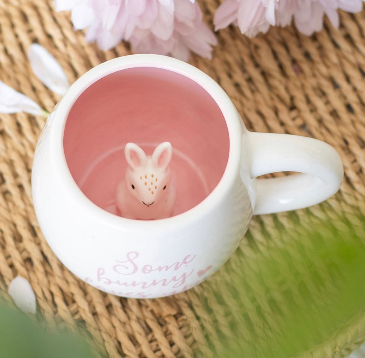 SOME BUNNY LOVES YOU PEEKABOO MUG