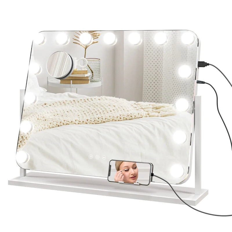 14 LED bulb Tabletop Makeup Mirror