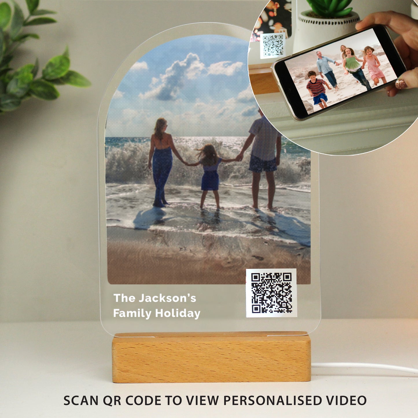 Personalised QR Photo Upload LED Light image 3