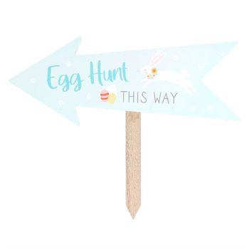 Egg Hunt Sign