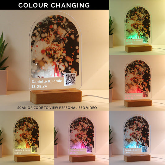 Personalised QR Photo Upload LED Light image 0