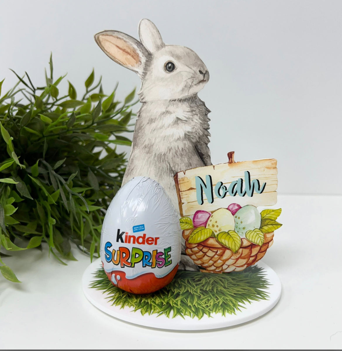 Personalised Printed Easter Single Egg Holder