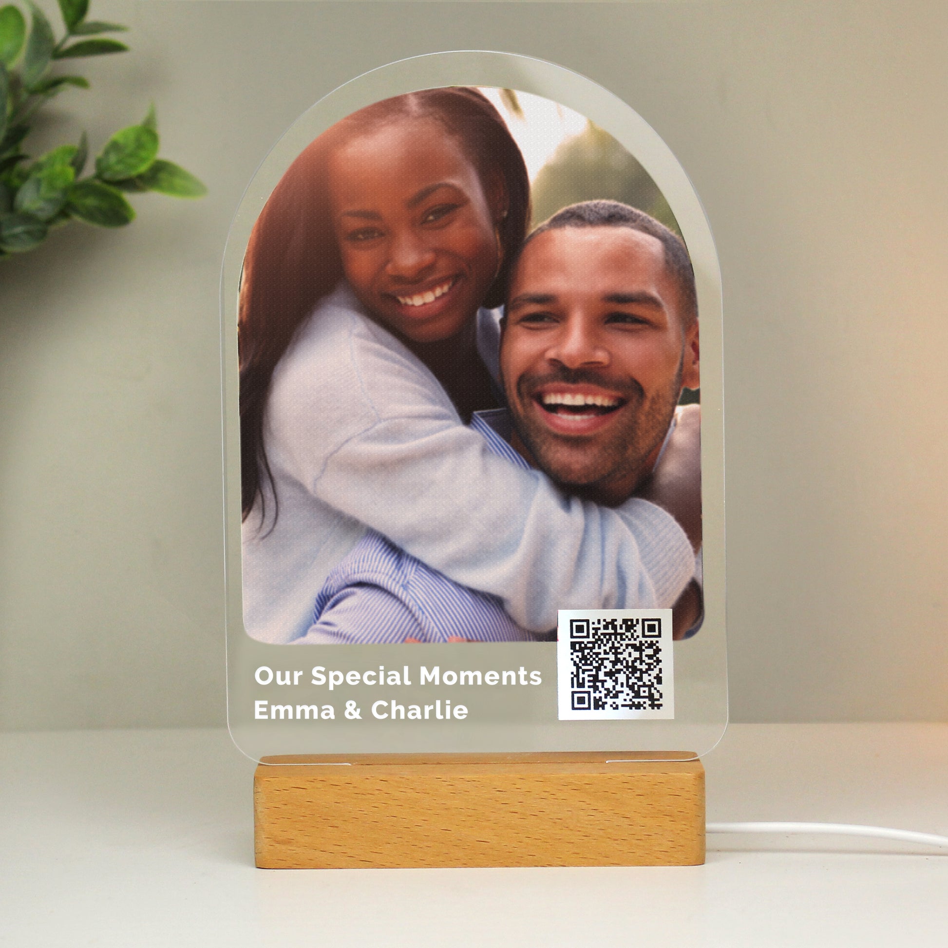 Personalised QR Photo Upload LED Light image 1