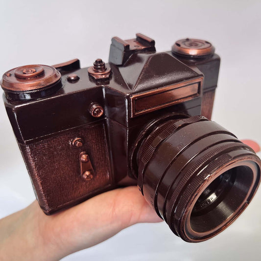 Full Size Vintage Camera Chocolate