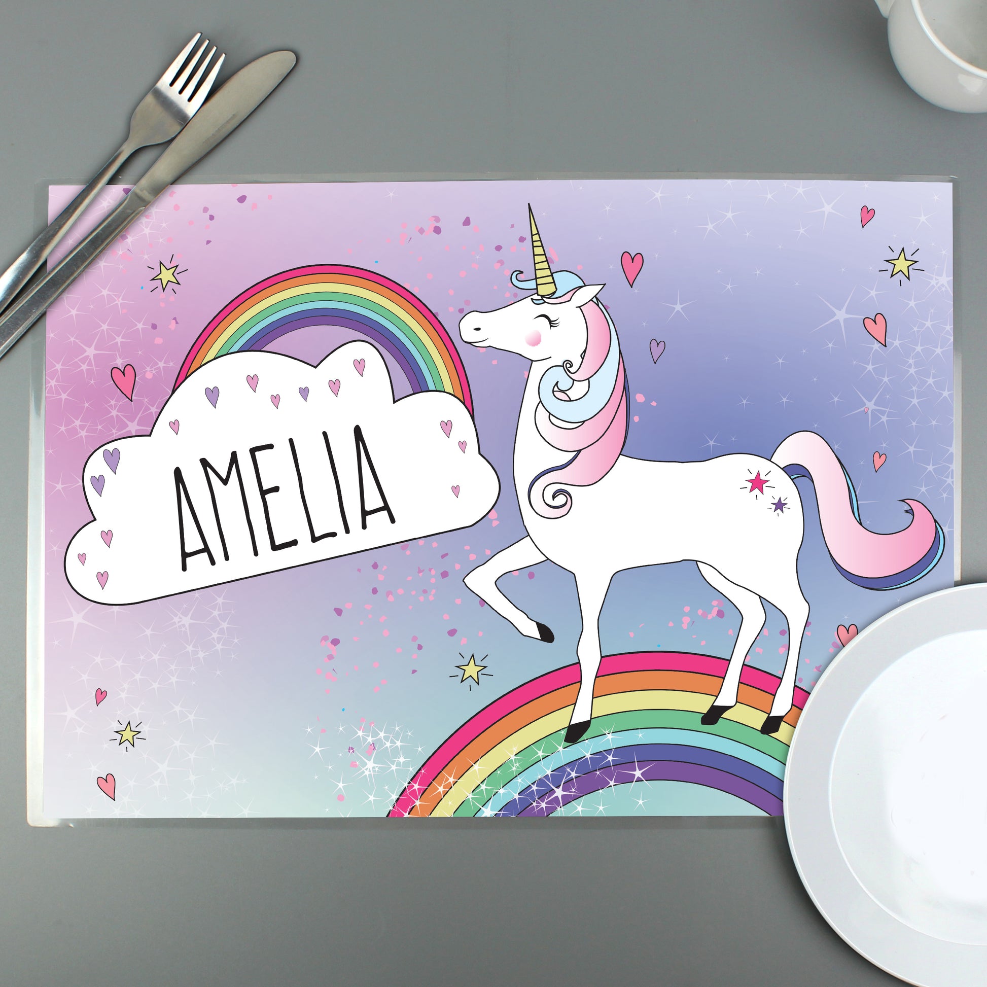 Personalised Unicorn Placemat image 0