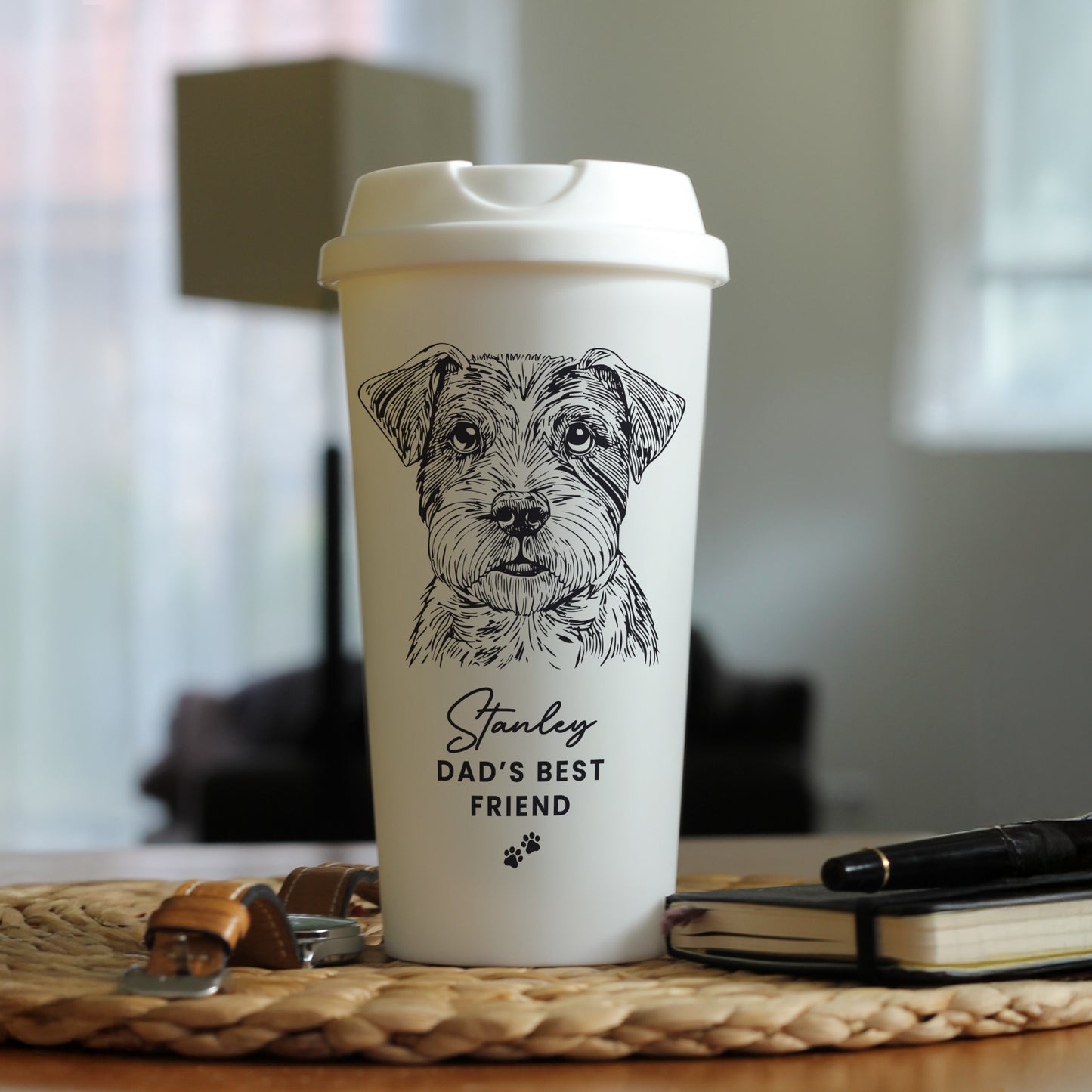 Personalised Dog Breed Travel Cup