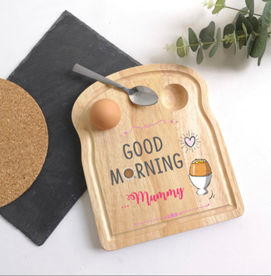 Printed TOAST SHAPED Breakfast Board