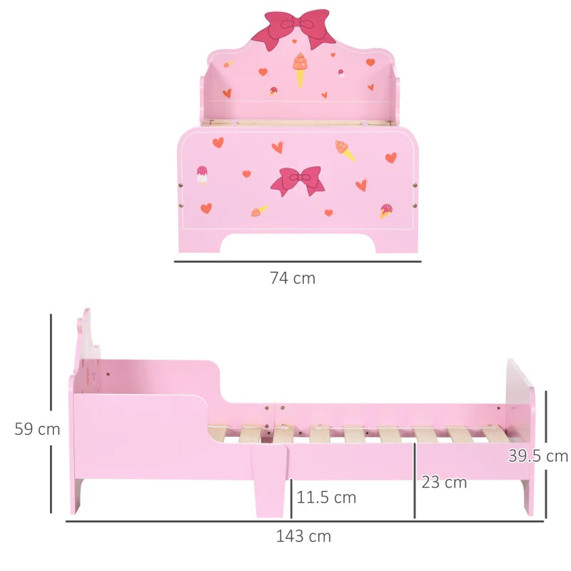 Princess-Themed Kids Toddler Bed