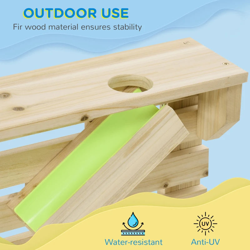 Outdoor Kids Running Water and Sand Playset, with 18 Accessories