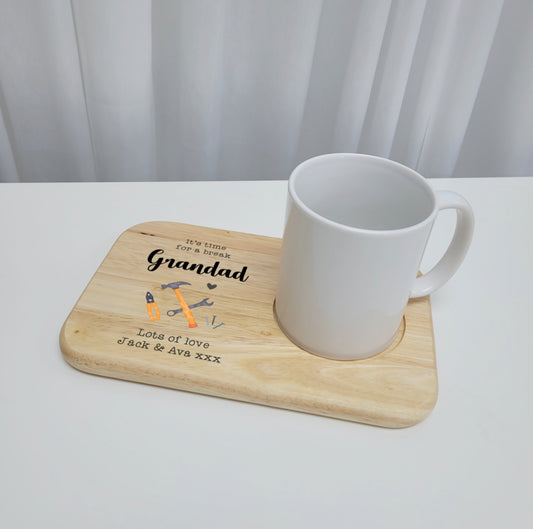 Printed Wooden Tea and Biscuits Tray – Tools Design