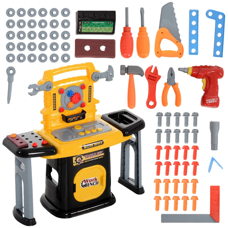 102-Piece Kids Tool Bench