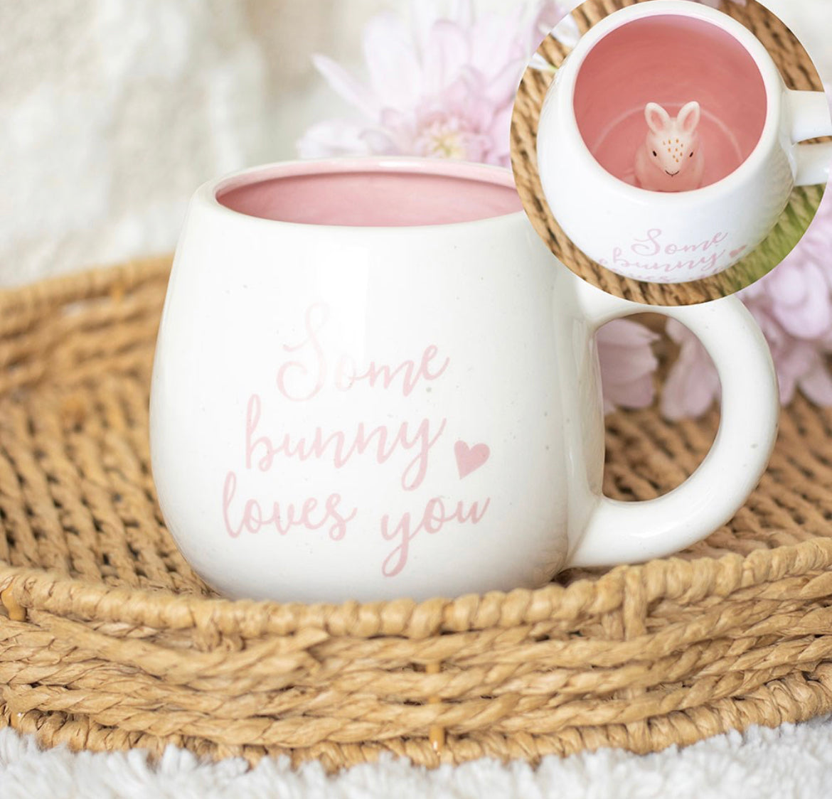 SOME BUNNY LOVES YOU PEEKABOO MUG