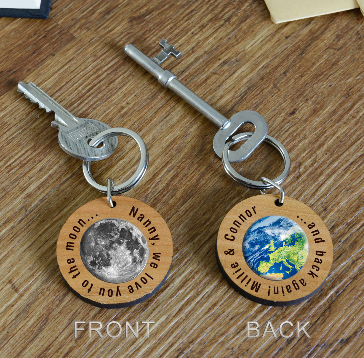 Love You to the Moon & Back Key Ring image 2