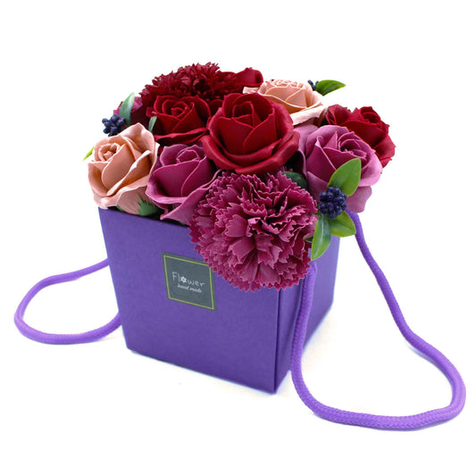 Soap Flower Bouquet - Purple Flower Garden image 0