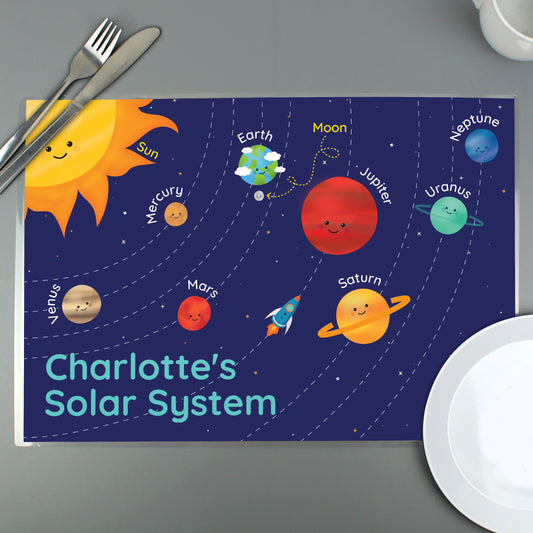 Personalised Solar System Placemat image 0