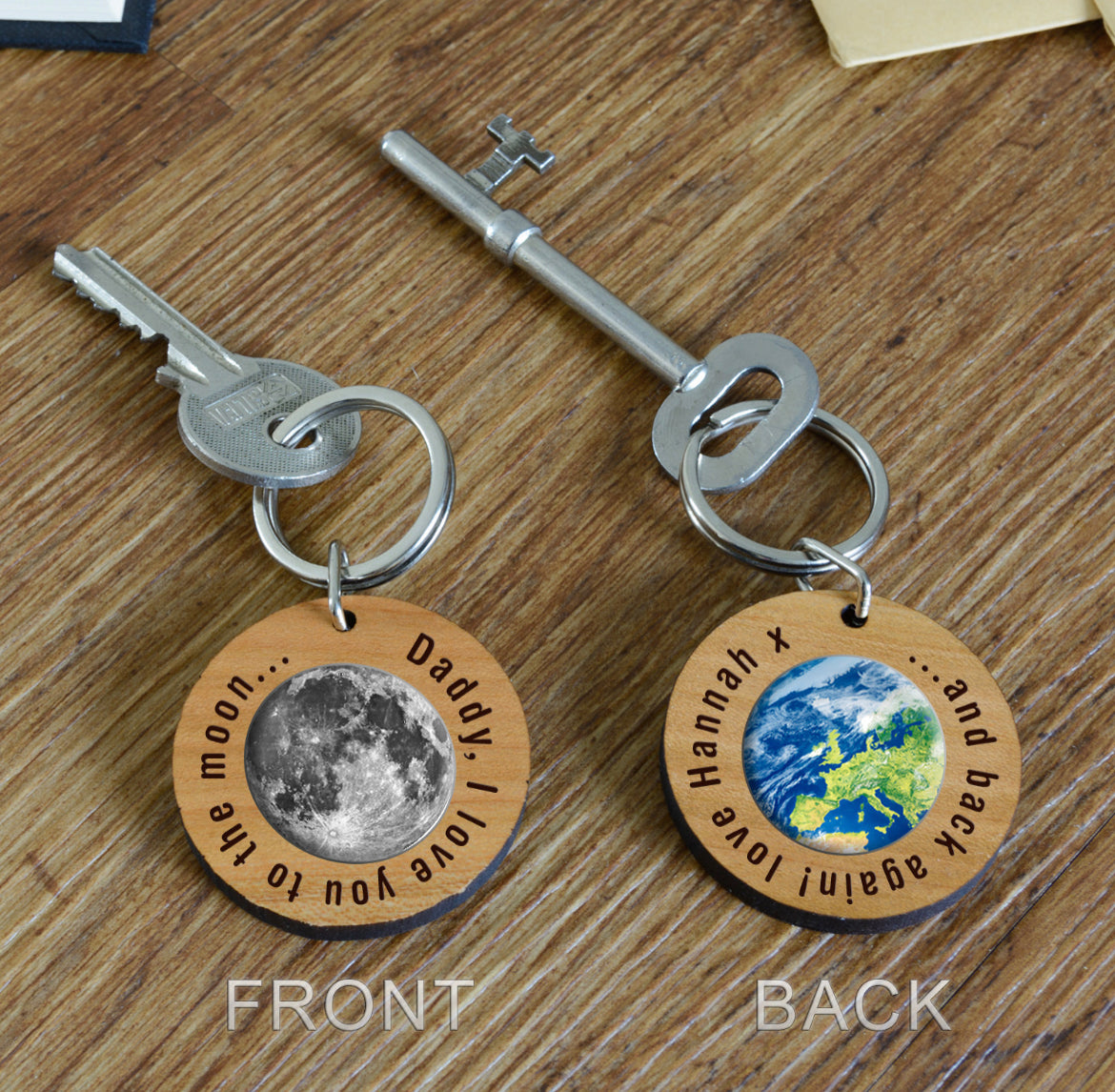 Love You to the Moon & Back Key Ring image 1