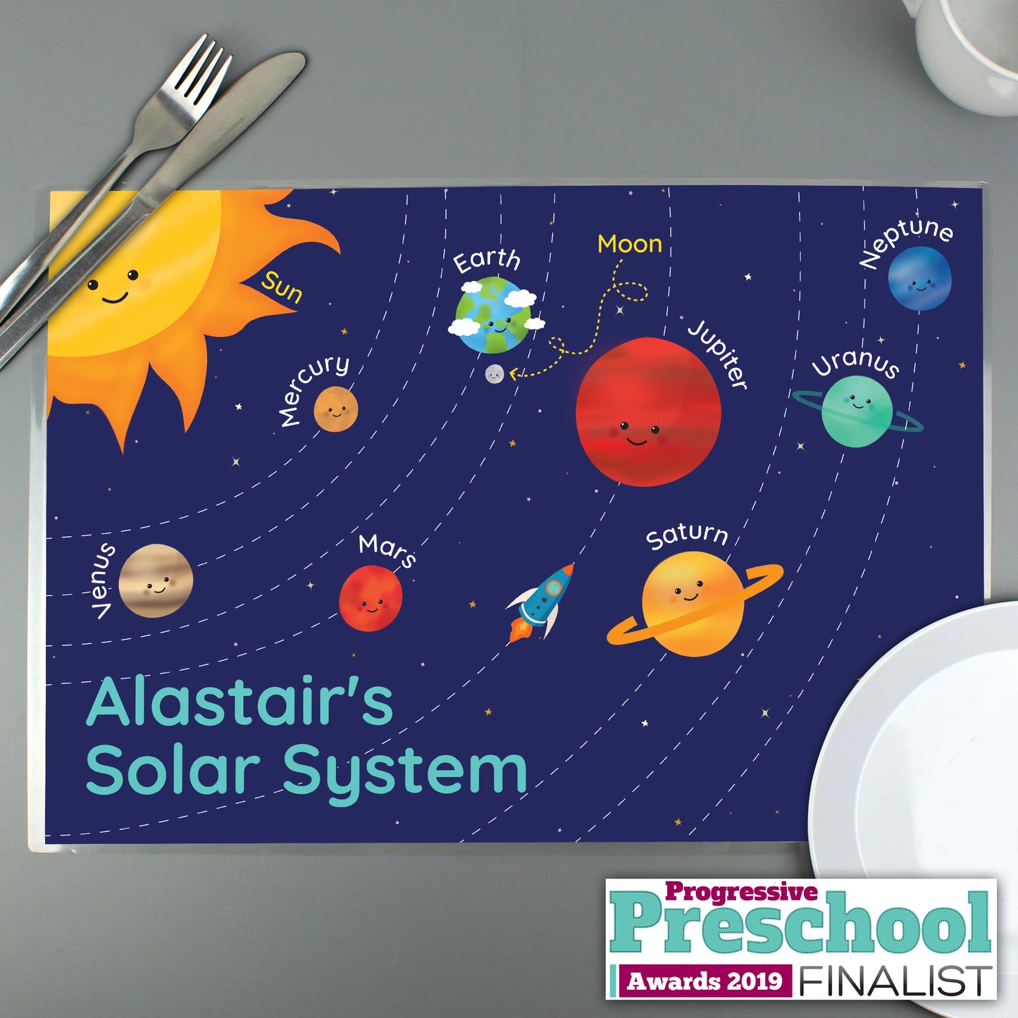 Personalised Solar System Placemat image 1