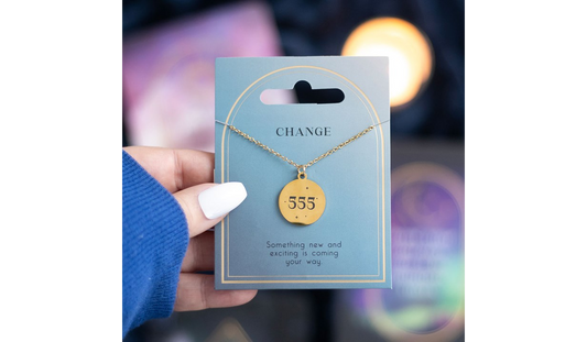 555 Angel Number Change Necklace