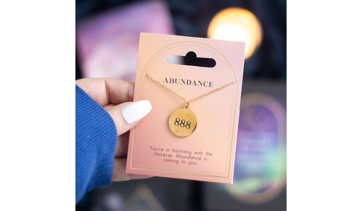 888 Angel Number Abundance Necklace