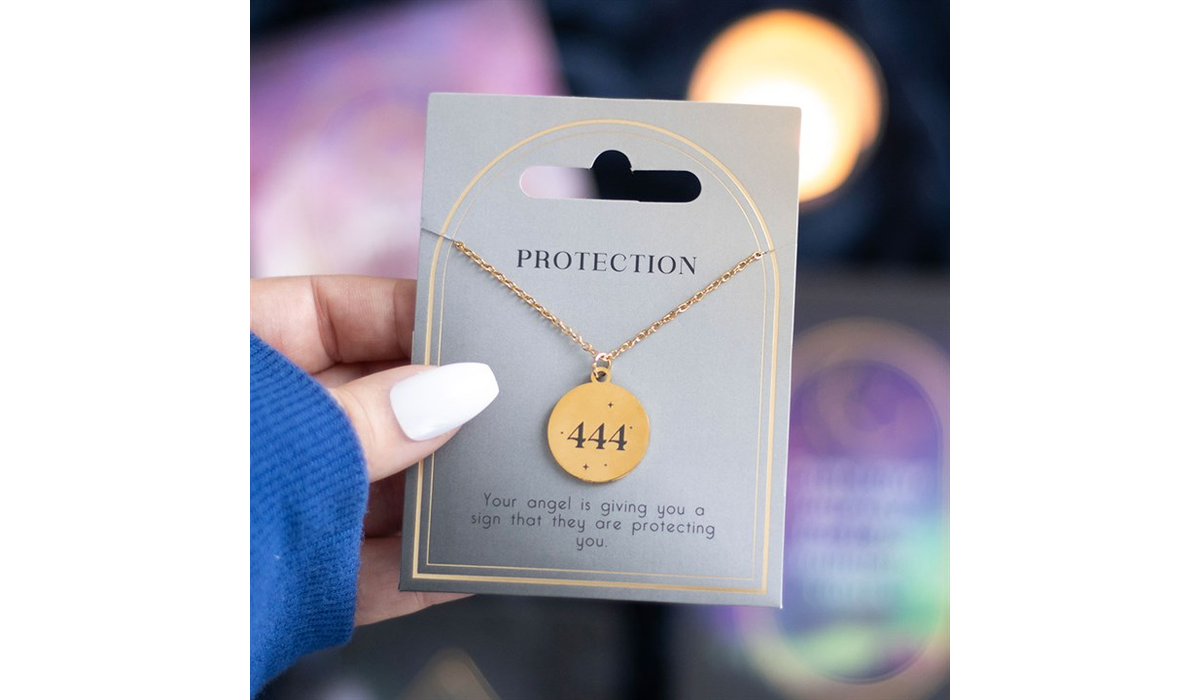 444 Angel Number Protection Necklace